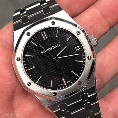 audemars piguet royal oak black price|audemars piguet royal oak sale.